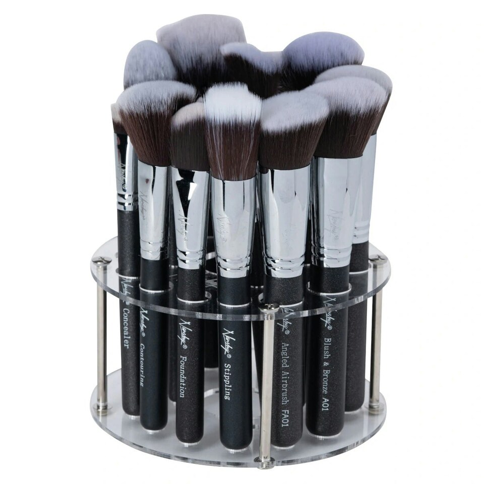 image 1 of Nanshy Acrylic Makeup Brush Holder - Clear