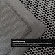 image 5 of Nicoman Dark Grey Meshmat Entrance Doormat 90cm x 60cm | Grey | Dark Grey