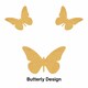 image 3 of Dad Plastic Spike Memorial Graveside Flower Vase With Butterfly Decoration