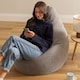 image 6 of Dalton Medium Beanbag Corduroy Light Grey | Grey | Grey | 1