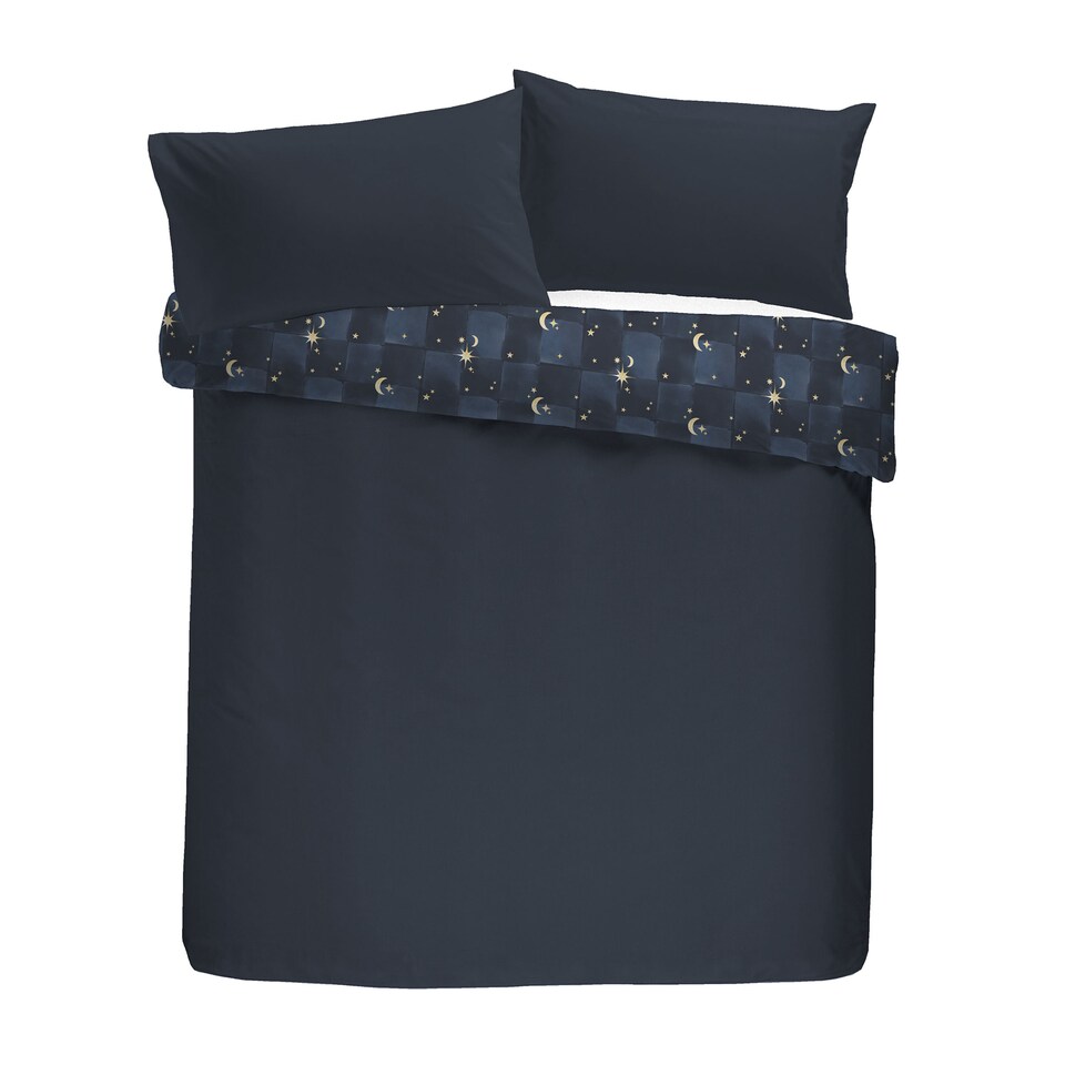 image 1 of Fusion Cosmic Star Duvet Cover Set Navy