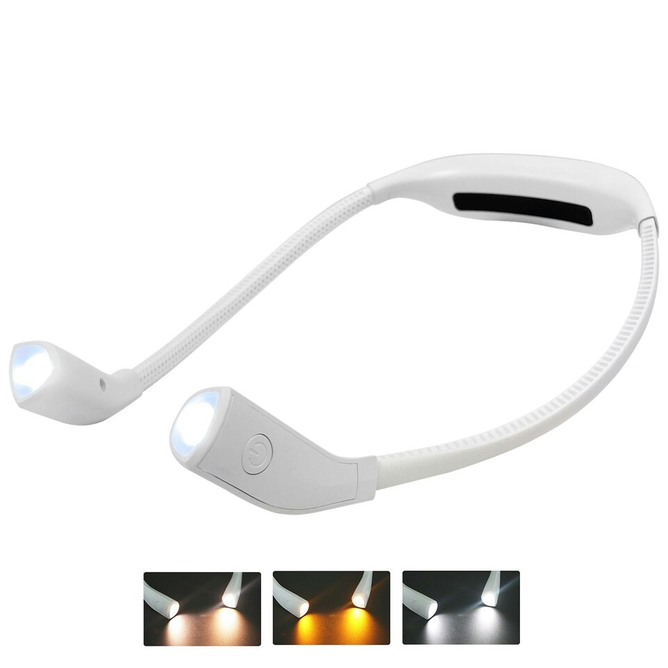 image 1 of Xtralite LED Neck Reading/Book Light, Rechargeable White