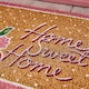 image 3 of Cath Kidston Home Sweet Home Slogan Doormat - Brown