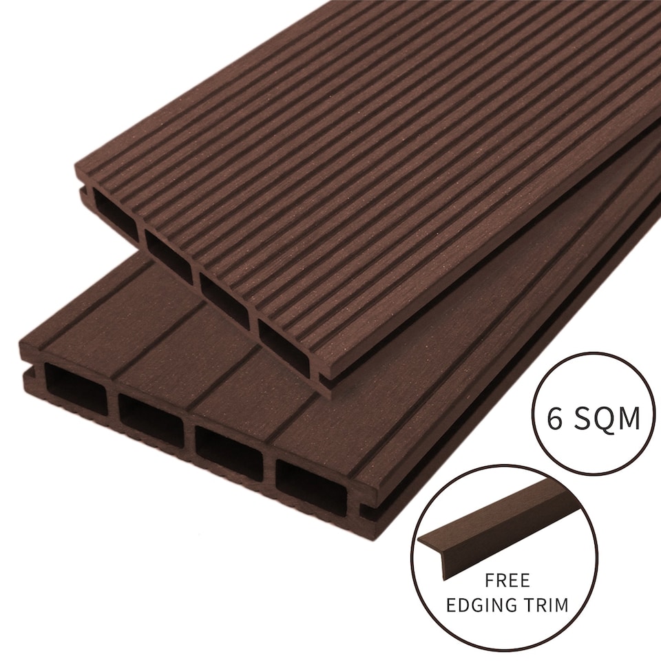 image 1 of Jardí Composite Decking - 6 SQM - Conker Brown