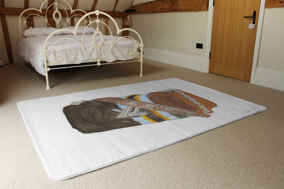 image 1 of Stylish Bag Rug | Multi