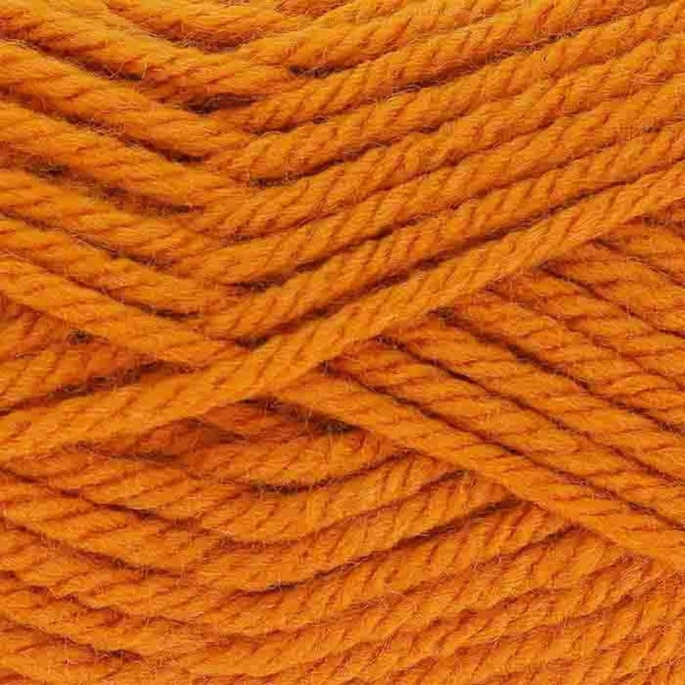 King Cole Orange Big Value Super Chunky Yarn (Value Pack 12 x 100g Balls) For Crochet, Knitting - 81m per ball