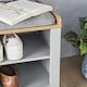 image 4 of VonHaus Grey Hallway Shoe Storage Bench with Seat Grey