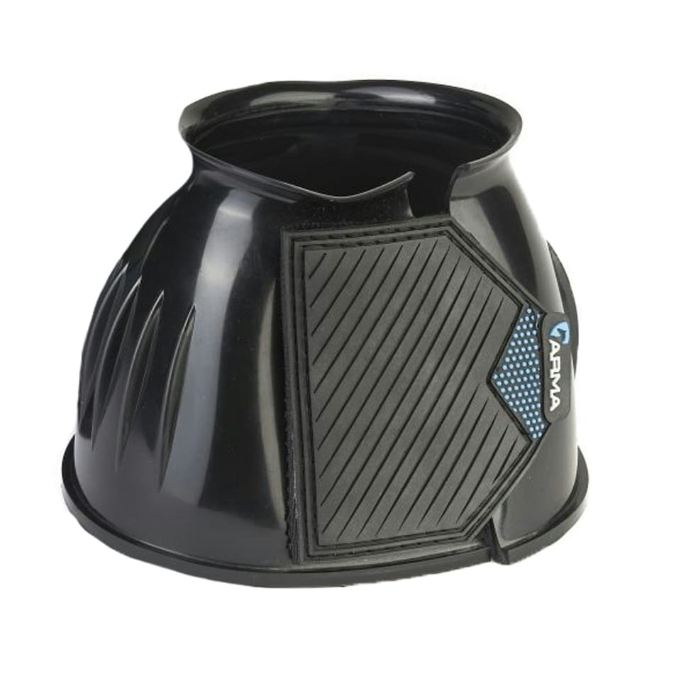 image 1 of ARMA Gloss Horse Overreach Boots - Black - Pony
