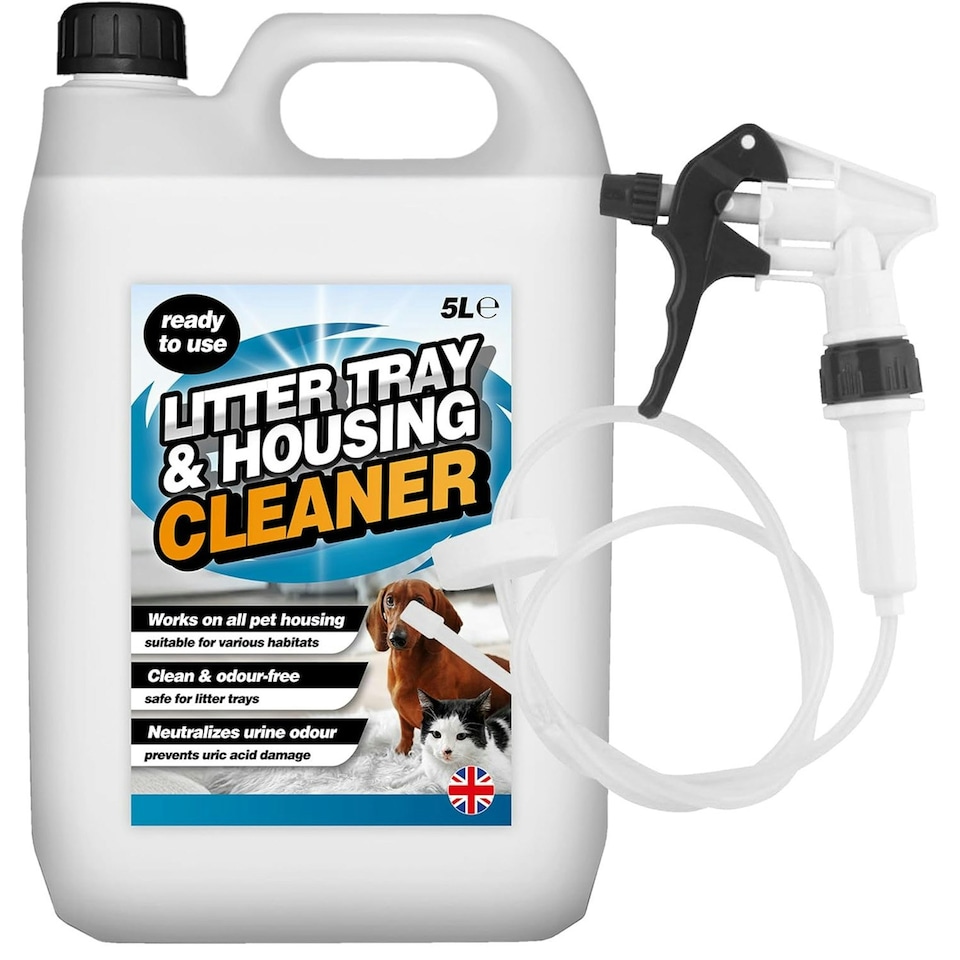 image 1 of 1 x 5L Ready To Use Litter Tray & Housing Cleaner With Convenient Long Hose Trigger N/A