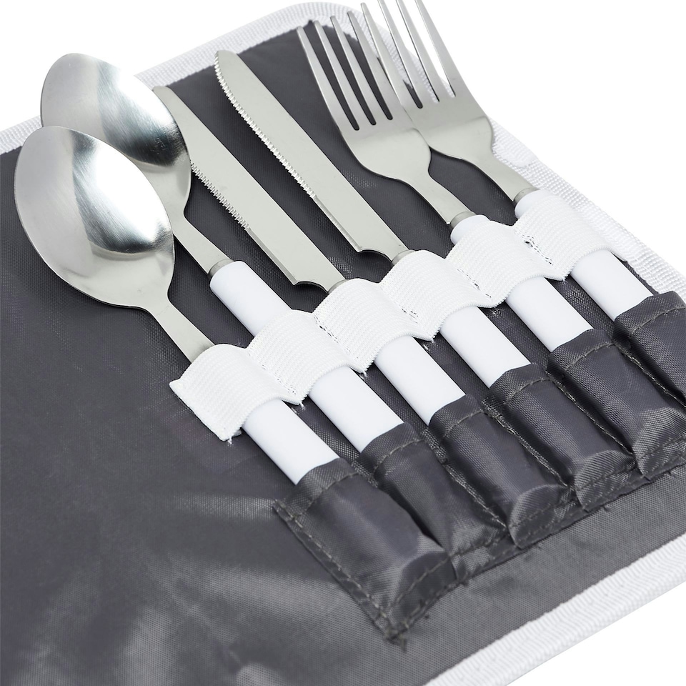 image 1 of Country Living 4-Person Cutlery Picnic set