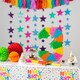 image 5 of Pinatas Number 3 Cardboard Pinata, Stick and Blindfold Set - W35cm x D7.5cm x H50cm - Multi