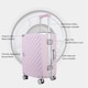 image 3 of Zipperless Polycarbonate Suitcase, Hard Shell, TSA Lock, 4 Wheels