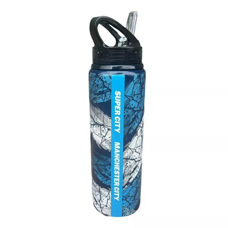 image 1 of Manchester City FC 3D Print Water Bottle Blue | 750ml