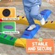 image 5 of AIYAPLAY 12-Piece Kids Balance Beam, Stepping Stones with Non-Slip Foot Pads