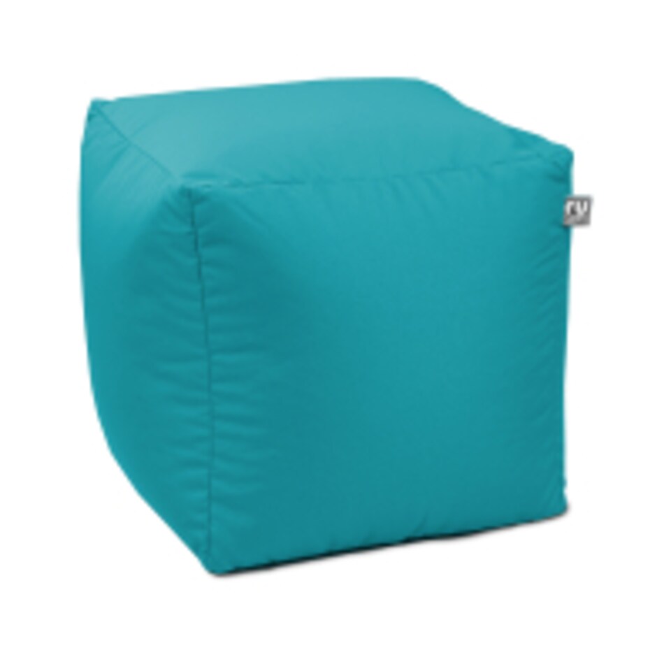 image 1 of rucomfy Indoor Or Outdoor Water Resistant Cube Beanbag Footstool