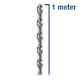 image 1 of BrickFix Helical Bar (10 x 1m Crack Stitching Bars for Masonry Repair) 304 Stainless Steel. For Use with BrickFix Grout
