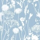 image 1 of Muriva Catherine Lansfield Meadowsweet Floral Wallpaper - Blue - 10m x 53cm Blue