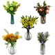 image 3 of Pegdev Pack of 6 85cm Artificial Dark Berry Stem for Bouquets and Displays