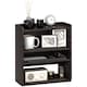 image 1 of HOMCOM 4-Tier Desk Organiser, Multifunctional Assembled Desktop Organiser with Adjustable Shelves and Cable Management for Stationery, Office Supplies, Paper, Dark Brown