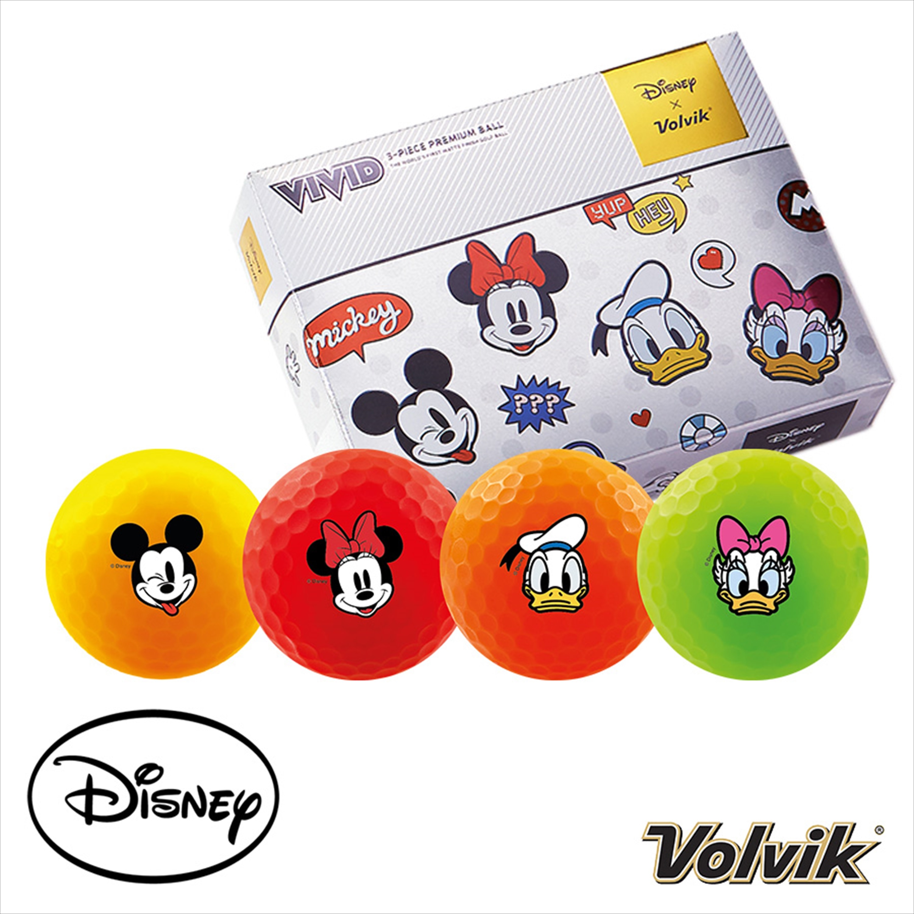 Volvik Disney Golf Ball Dozen (12) Pack