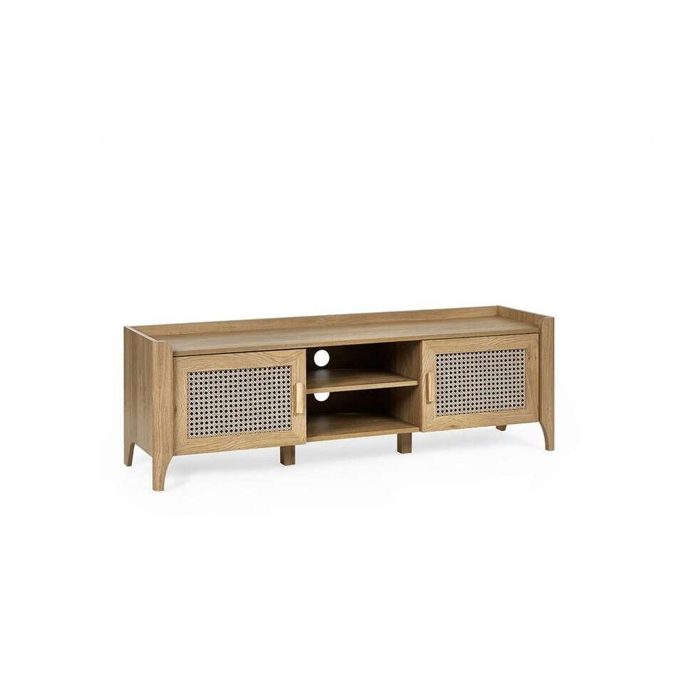 image 1 of Classic Natural Oak Media Unit Brown
