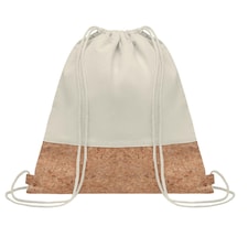 MidOcean Illa Cotton Drawstring Bag - Beige - One Size Brown