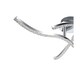 image 6 of COSYLYTE Kenworth 3 Light Integrated LED Modern Wavy Ceiling Light - Chrome | Chrome | 1