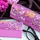 image 2 of Sara Miller Purple Floral Foldable Glasses Case