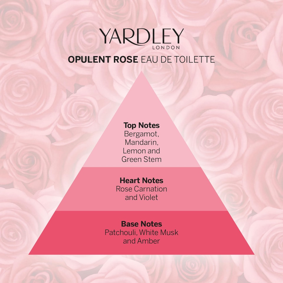 image 1 of Yardley Opulent Rose 50 ml EDT Spray