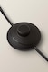image 6 of ValueLights Curva Black Floor Lamp Drum Black Shade | Black