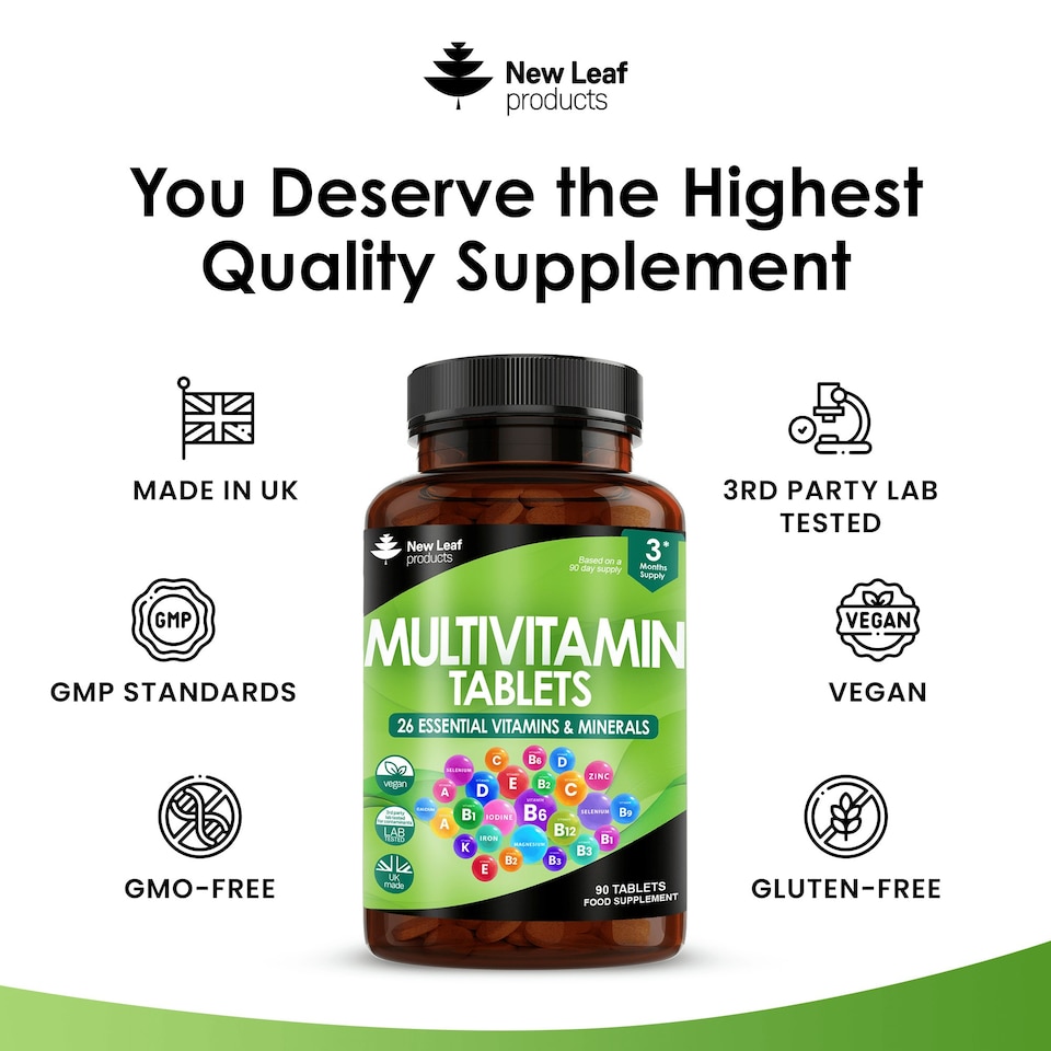 image 1 of Multivitamin Supplements  - 23 High Strength Vegan Vitamins