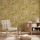 image 2 of Fine Decor Eleanor Floral Wallpaper - Yellow Ochre - 10m x 53cm Yellow