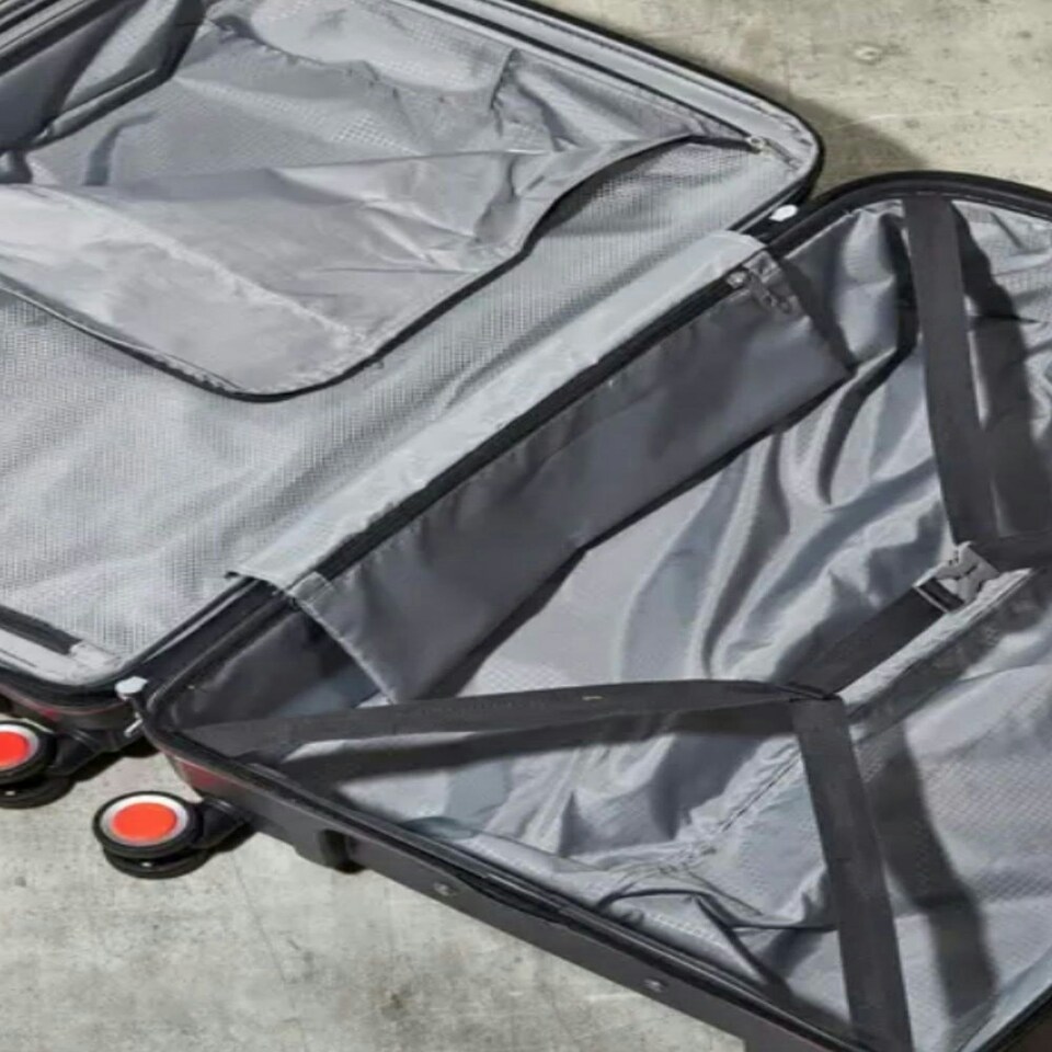 image 1 of Rock Sunwave Medium Suitcase Charcoal