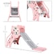 image 5 of AIYAPLAY Kids Slide with Basketball Hoop, Basketball, for 18-36 Months, Pink