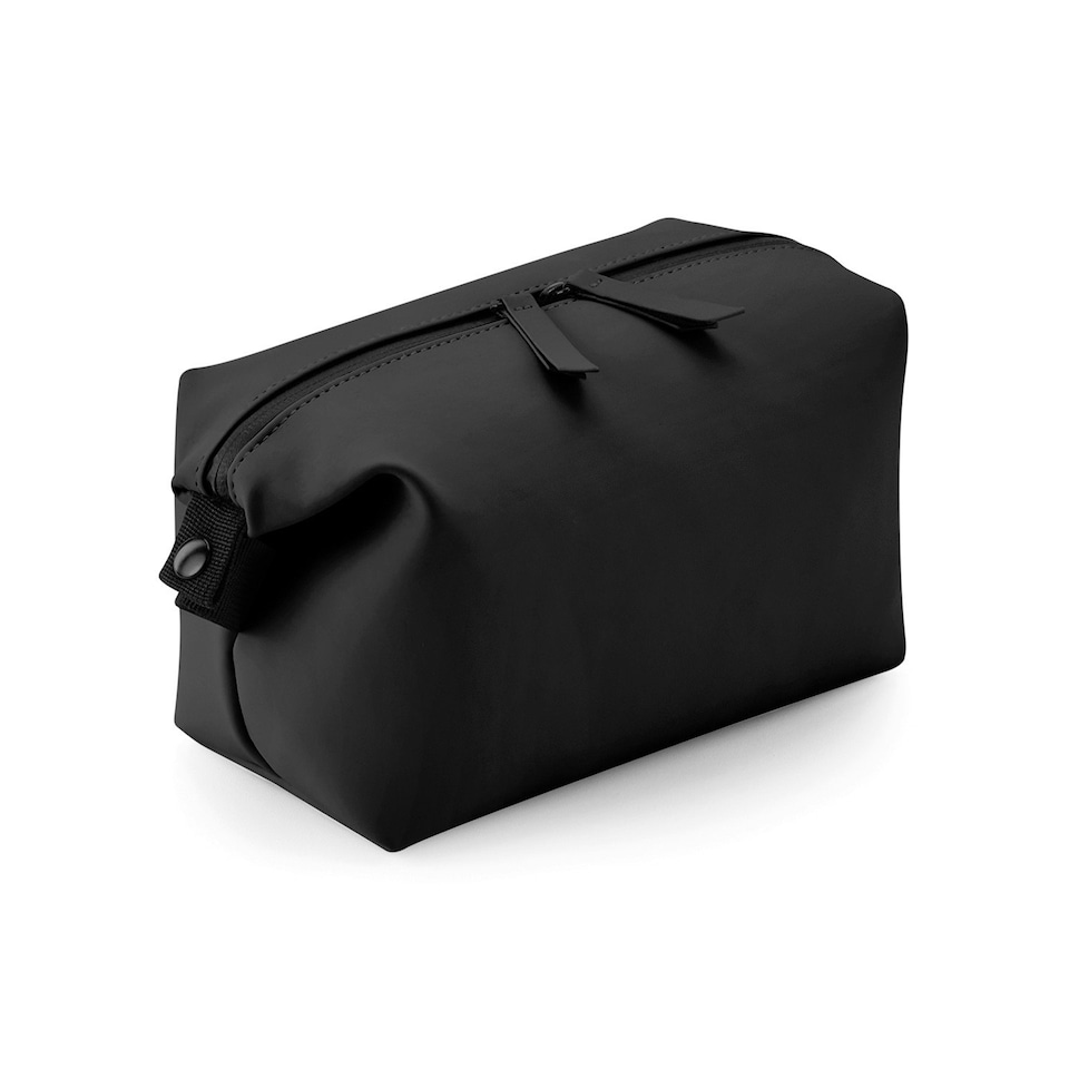 Bagbase Matte PU Pouch - Black - One Size Black