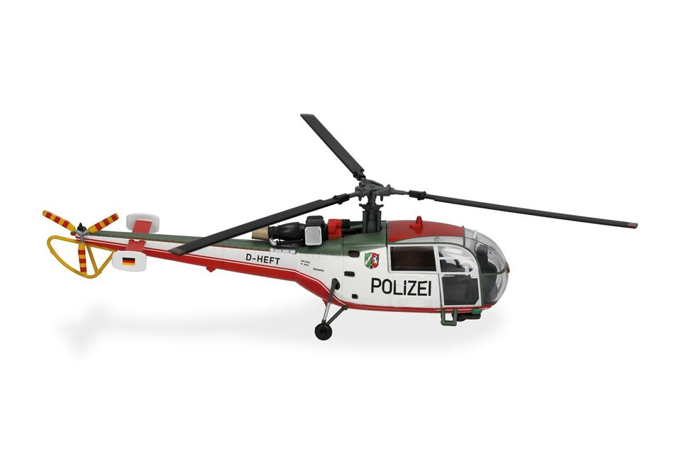 Herpa Wings Sud Aviation SA 319 Alouette II Polizei Helicopter (1:72)