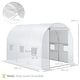 image 7 of Outsunny 3 x 2 x 2m Replacement Greenhouse Cover w/ Windows, White