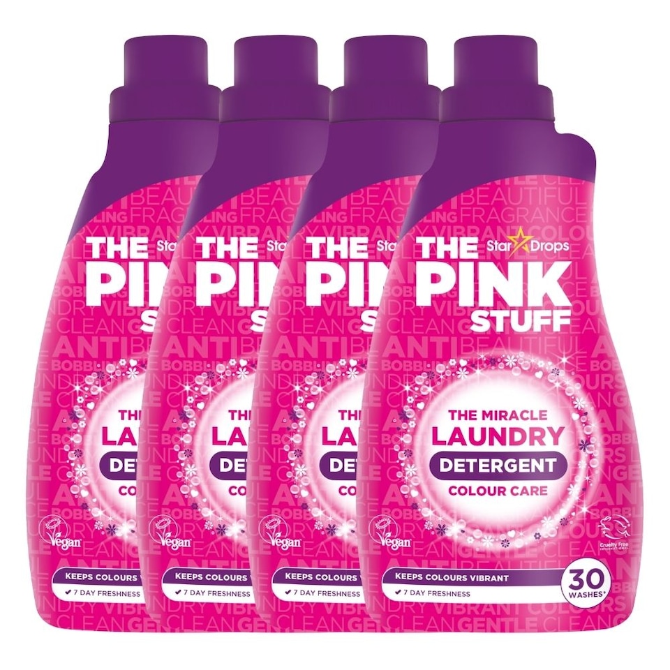image 1 of The Pink Stuff Miracle Laundry Detergent Colour Care 960ml