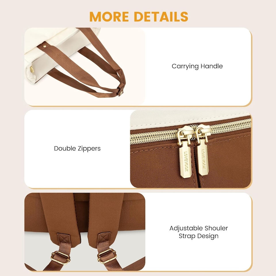 image 1 of LOVEVOOK Diaper Bag Backpack,Diaper Tote Bag with Insulated Pockets,Baby Bag for Girl Boy with Changing Pad,Large Baby Nappy Bag with Pacifier Case,Anti-Theft Travel Backpack for Women