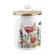 image 6 of Wildflowers Food Waste Caddy - Metal 2L Decorative Kitchen Compost Bin