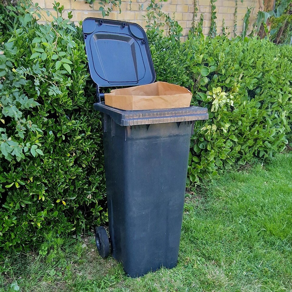 image 1 of 140L Paper Compostable Kerbside Caddy Liners - 40 Bags