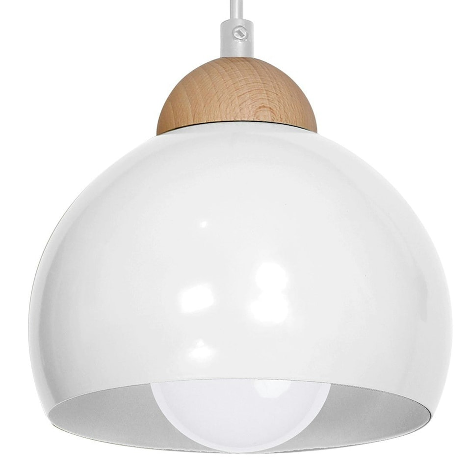 image 1 of Milagro Pendant Lamp Dama White 3XE27