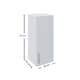 image 4 of JD Greta Kitchen Wall Unit 300mm Storage Cabinet With Doors and Shelf 30cm - Dark Grey Matt