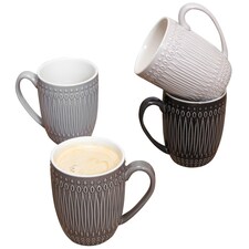 Set of Coffee Mugs Multi | Blue, Grey, Black