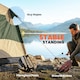 image 6 of Outsunny Double Layer Pop Up Tent with Rainfly, Portable Camping Shelter | Green
