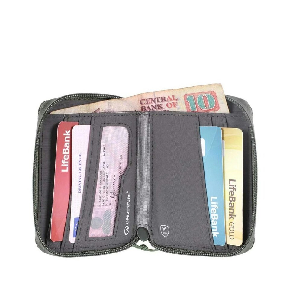 image 1 of Lifeventure RFiD Bi-Fold Wallet Card Holder Blue | Navy 