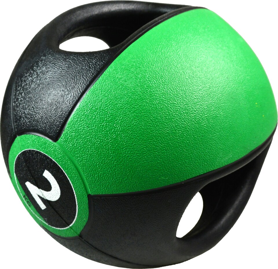 image 1 of Medicine Ball with Handles - 2kg