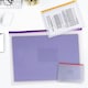 image 5 of Pack of 12 A4+ Foolscap Clear Zippy Bags with Yellow Zip