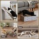image 3 of Skylos 4PCS Cardboard Scratcher Scratching Lounge Pad Cat Scratching Board