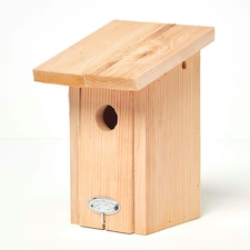 Homescapes Real Wood Winter Wren Bird Box House Multi